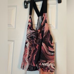 Nike pro marble tank top